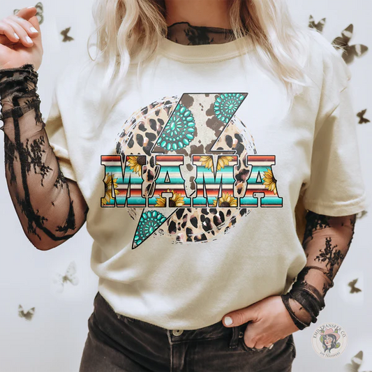 Western Mama with Lightening Bolt
