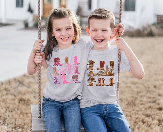 Boy/Girl Western Personalization Collection