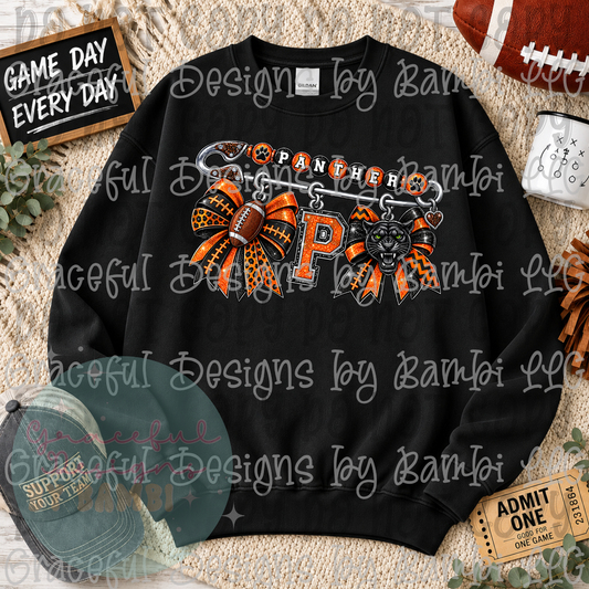 Westwood Panthers Football Safety Pin