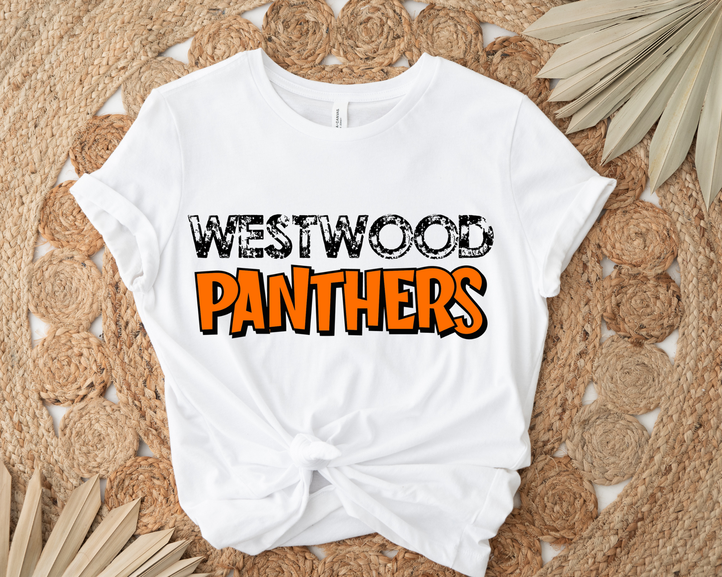 Westwood Panthers in Orange and Black