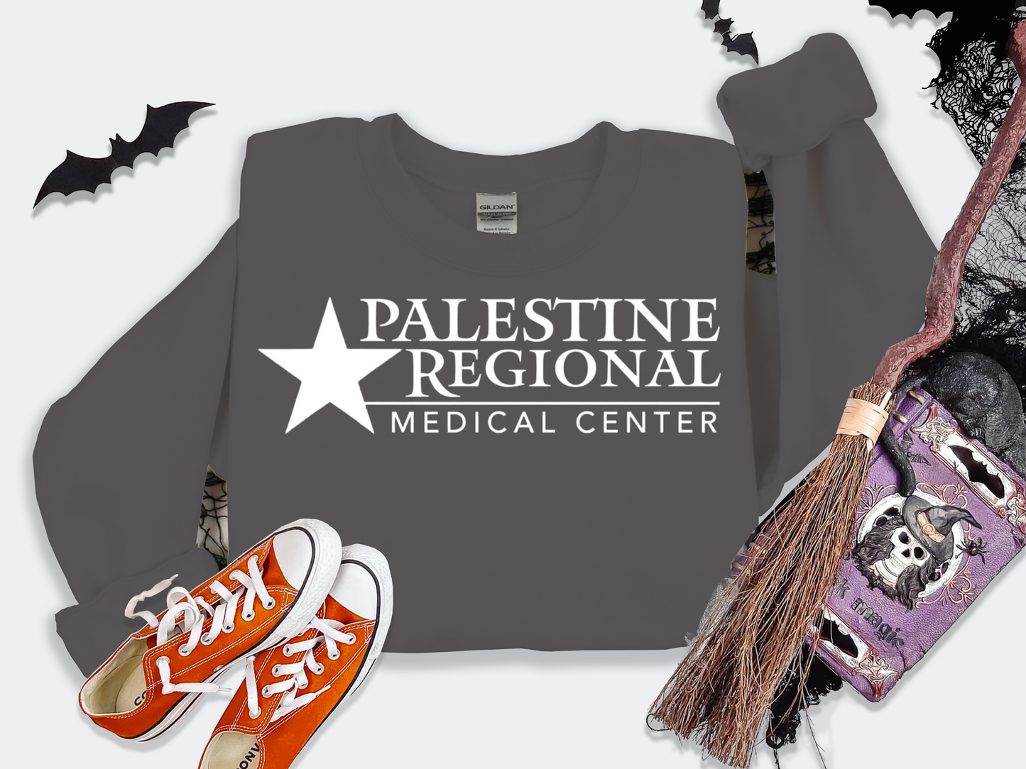 Palestine Regional Medical Center in White Font