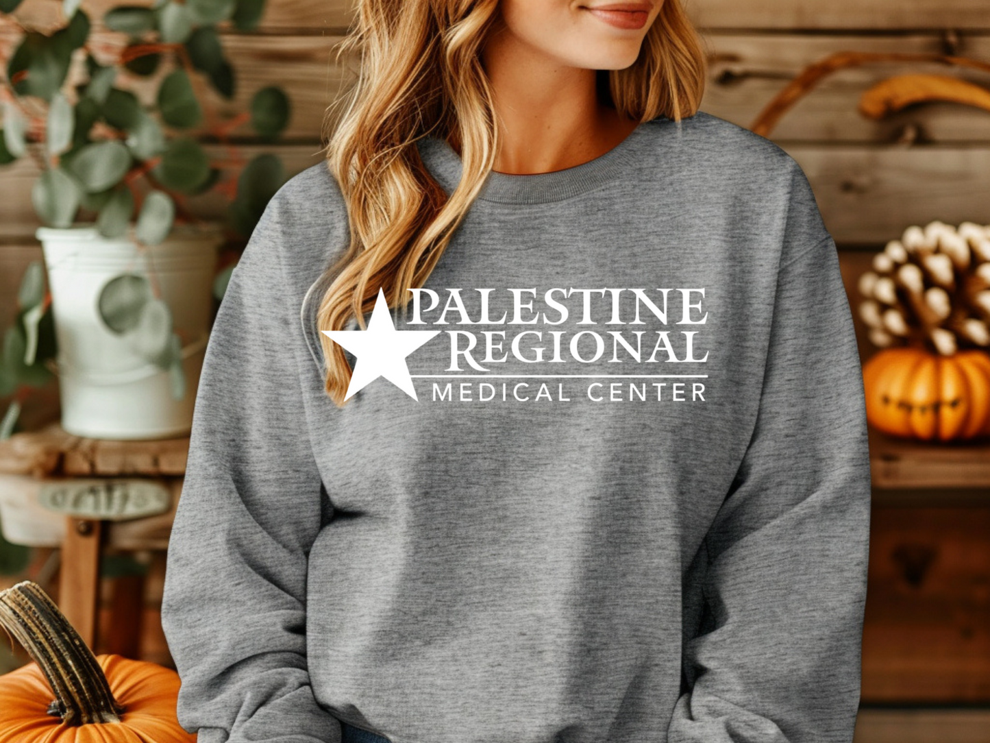 Palestine Regional Medical Center in White Font