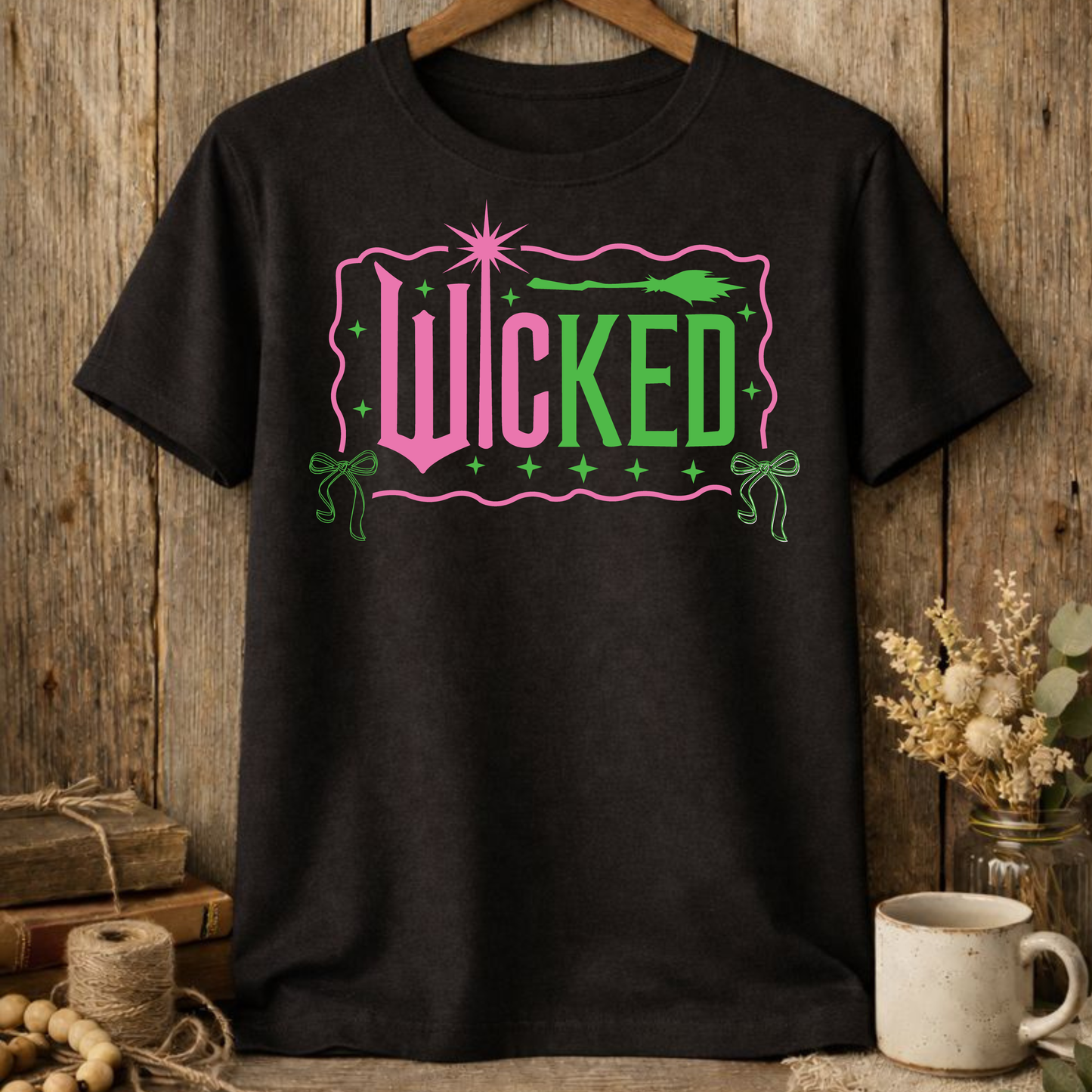 Wicked in Pink and Neon Green