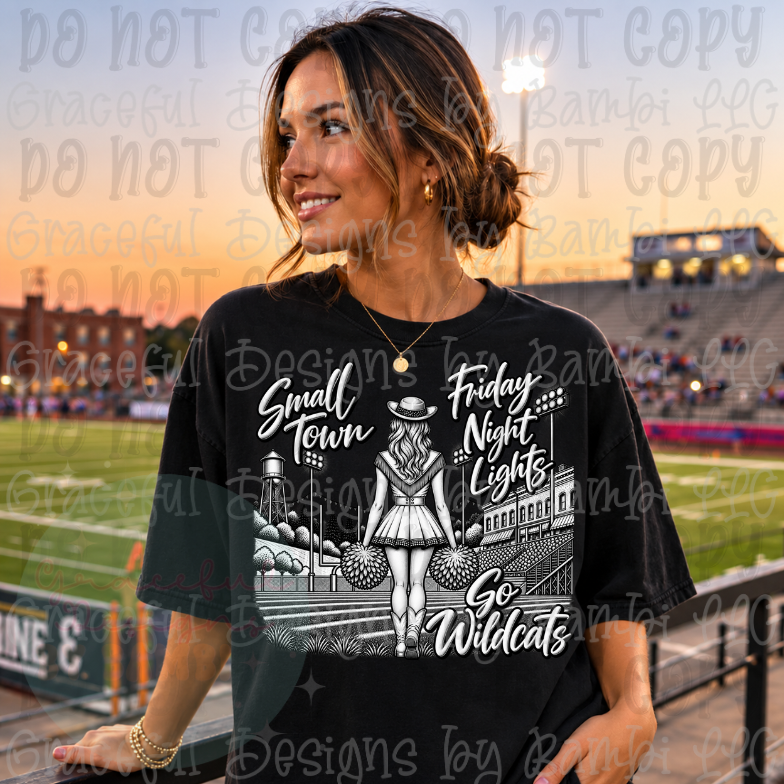 Halftone Friday Night Lights Local School Collection