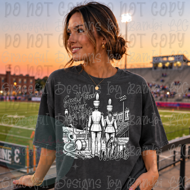 Halftone Friday Night Lights Local School Collection