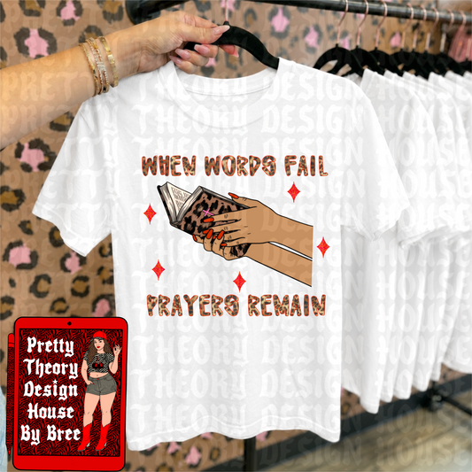 Words Fail Prayer Remains