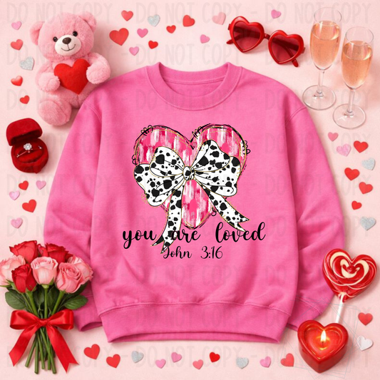 You Are Loved Valentine Heart