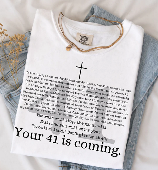 Your 41 is Coming