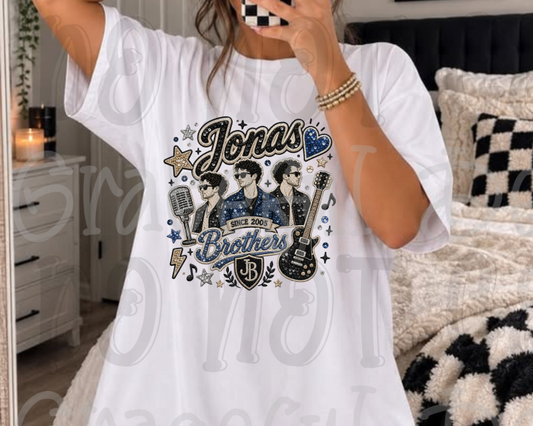 Faux Sequin Jonas Brothers