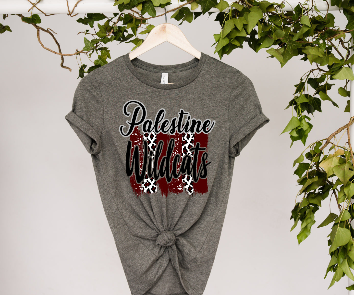 Palestine Wildcats with Brushstrokes