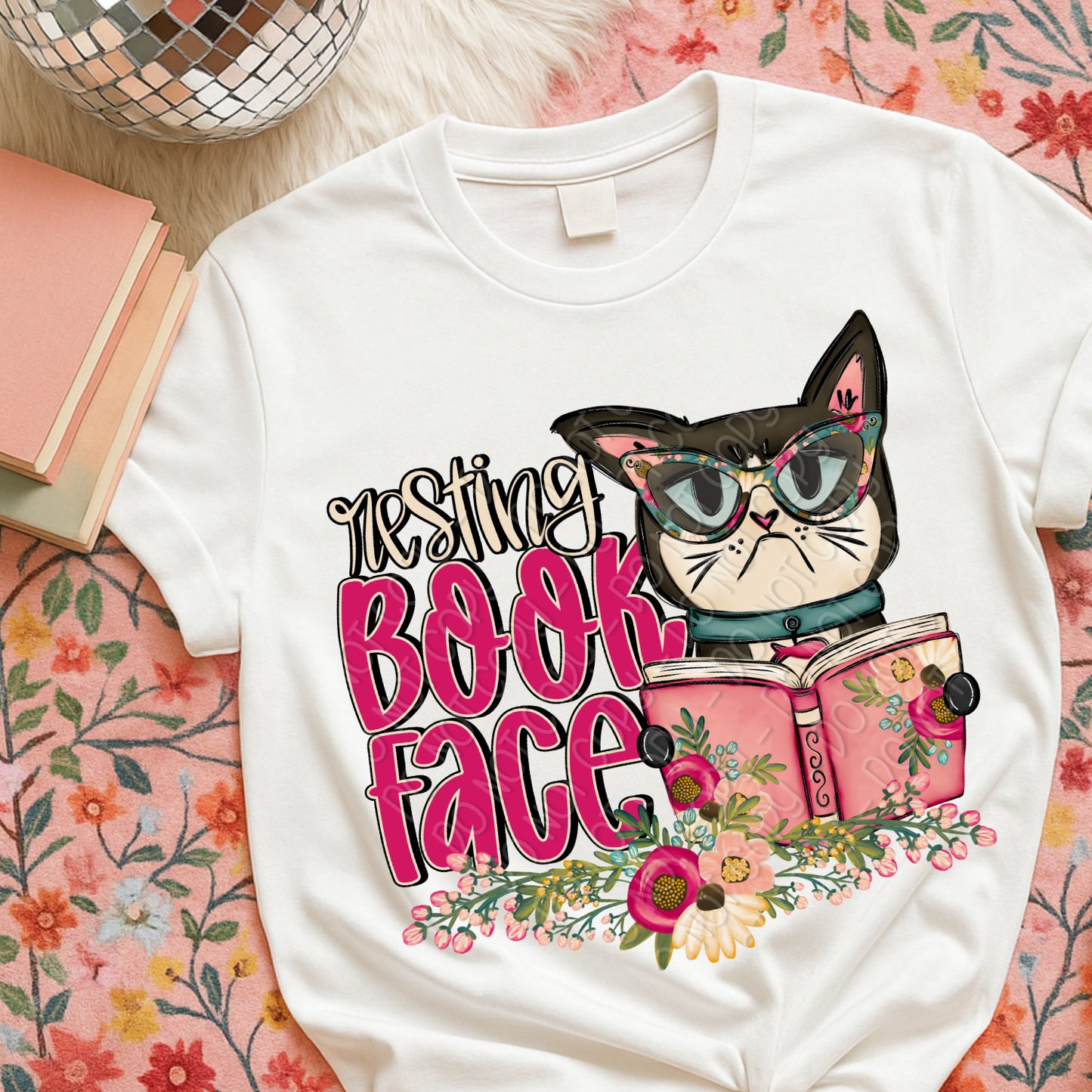 Resting Book Face