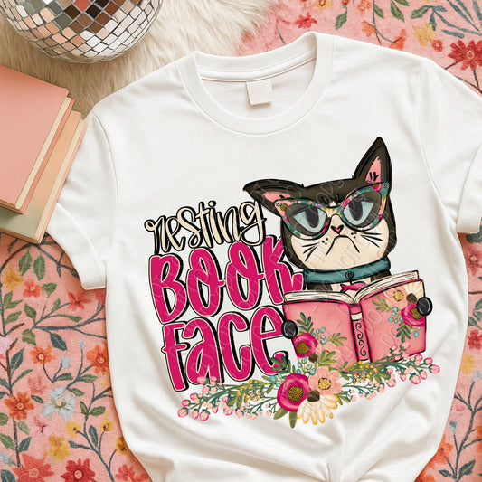 Resting Book Face