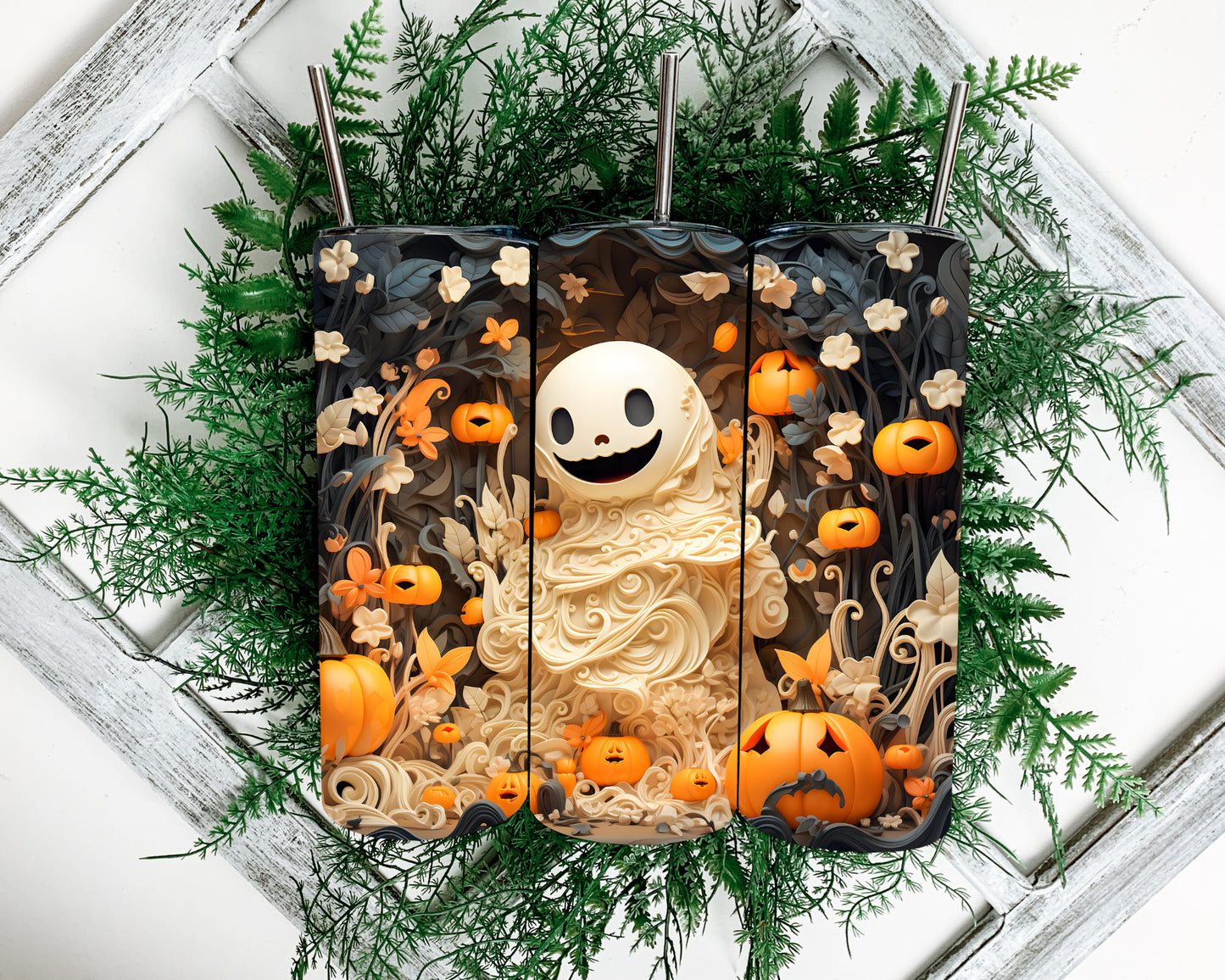 All Things Halloween 20 oz Skinny Sublimation Tumbler